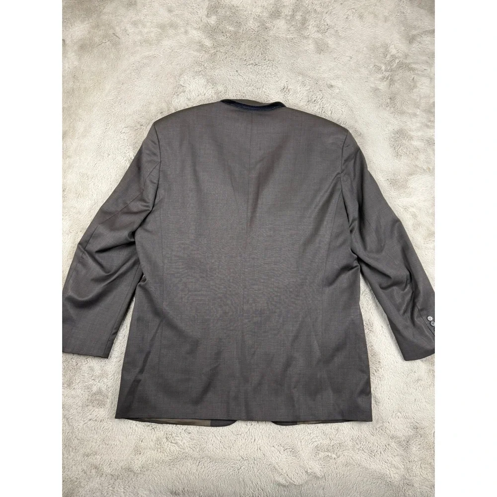 Hugo Boss Virgin Wool Blazer Sport Coat Business Casual Gray 46R (see‎ all pics)